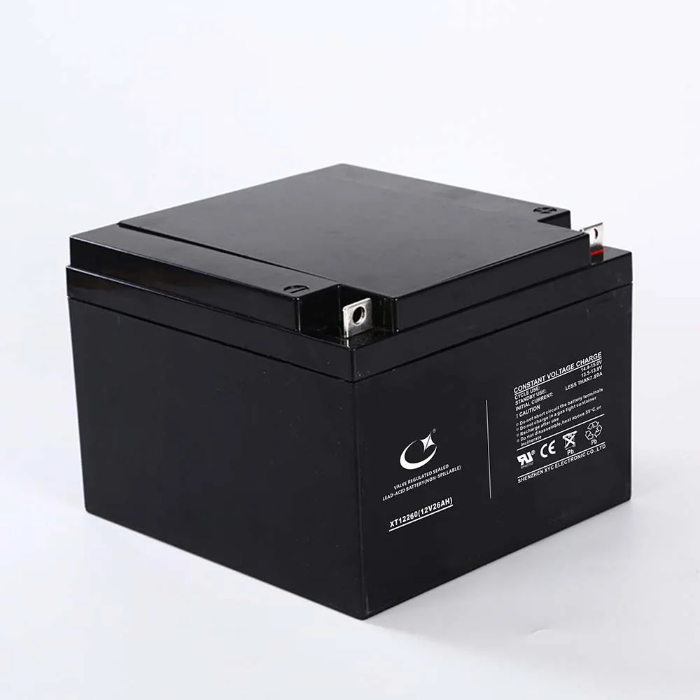 12 V 26AH объект соглашения о качестве предоставляемых услуг батареи общего назначения VRLA вольт 26 amp