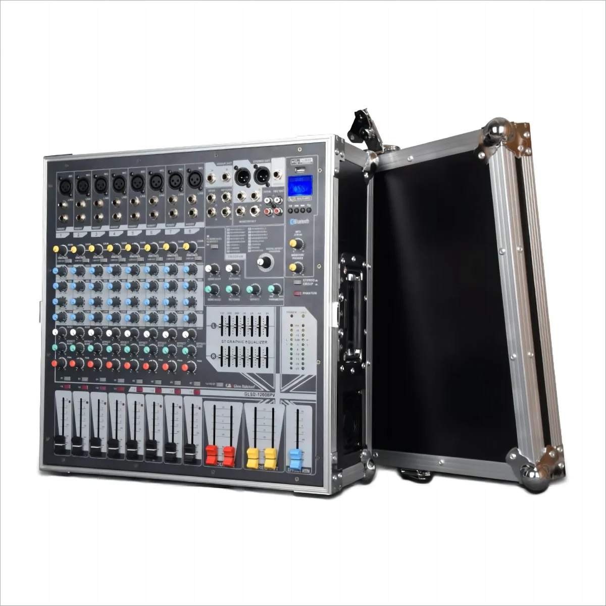 Demao 8 каналов активный микшер 600 Вт Профессиональная Цифровая микшерная консоль