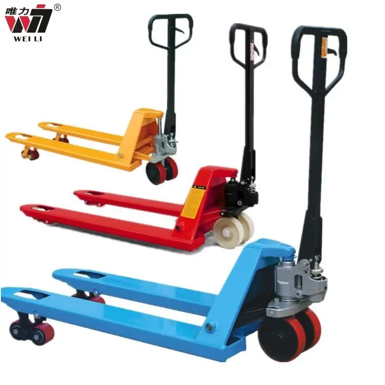 High Quality And Cheap Material Handling Tools Manual Forklift 2500kg 5000kg Hydraulic Manual Pallet Jack