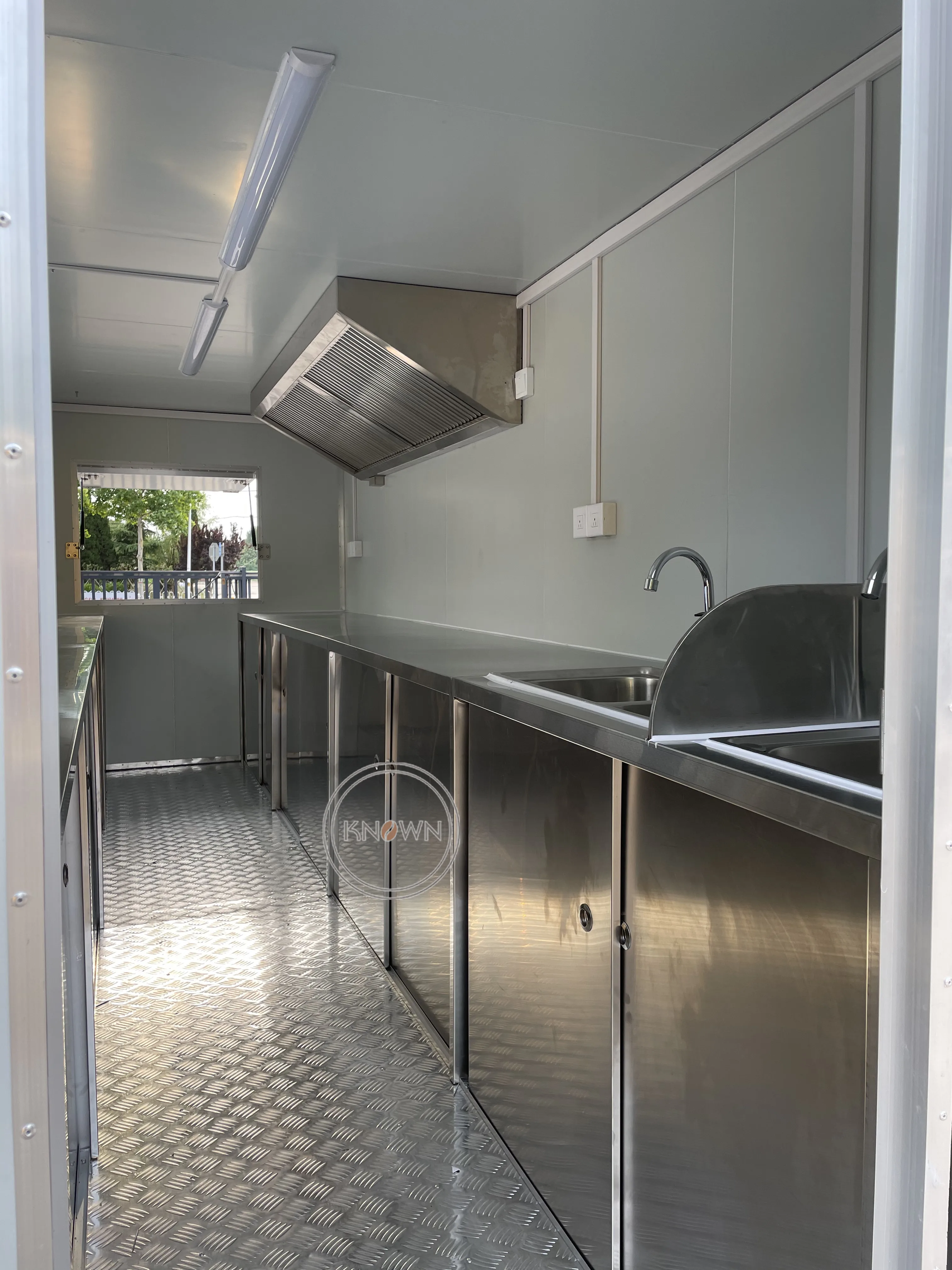 Customized Mobile Fast Food Trailer Standard Mobile Food Truck Cart Trailer