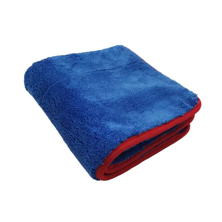 1000 GSM Dual Layer Absorbent Plush Car Wash Cleaning Drying Microfiber car Towel