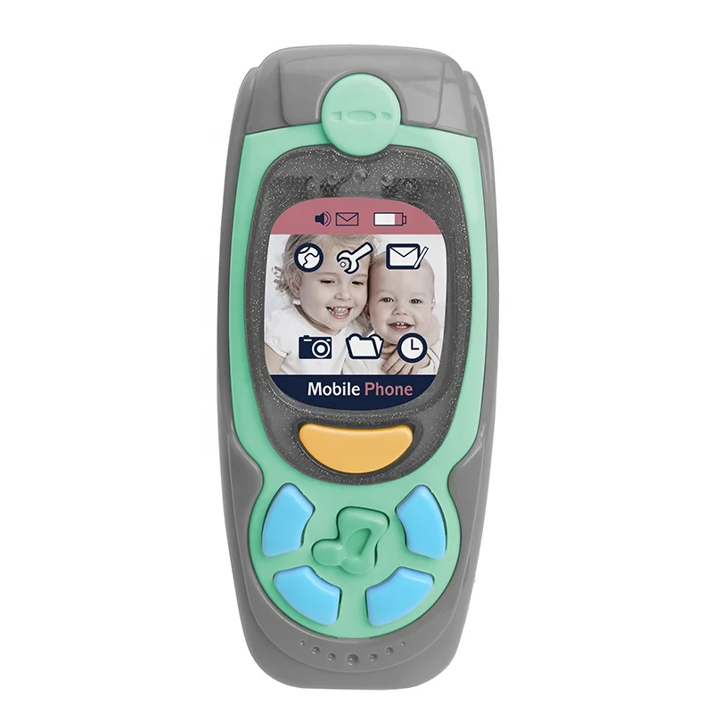 My First Learning Play Phone Musical Light Up Cell Mobile Toy Phone For Baby