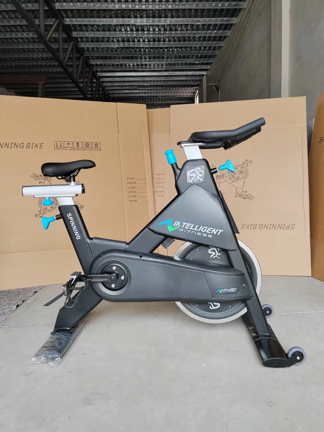 RC980 Rocson ROC brand Intelligent rep fitness Cardio Equipment Chain Drive System Spin Bike Exercise Bike