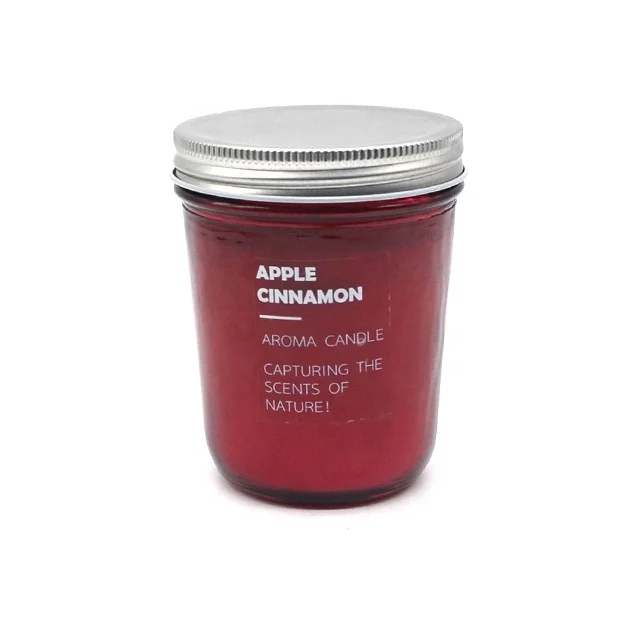 LC03P Wholesale Mason Jar Scented Massage Candles Lid Aromatherapy Soy Wax with Custom Stickers and Metal Home Decoration Bamboo