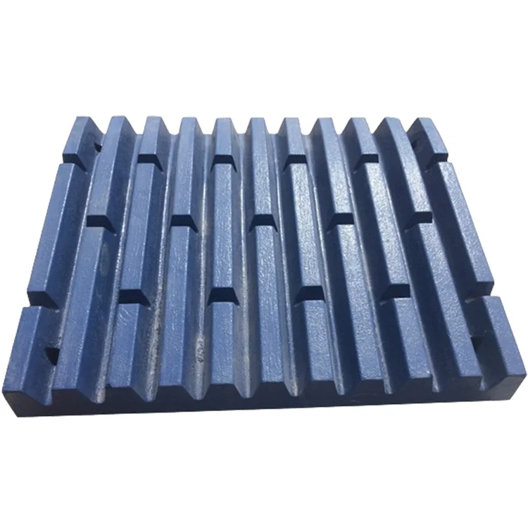 Jaw Crusher Spare Parts Manufacturer Fixed Jaw Plate Movable Jaw Plate Suitable for JM1208 10114743000 10114744000