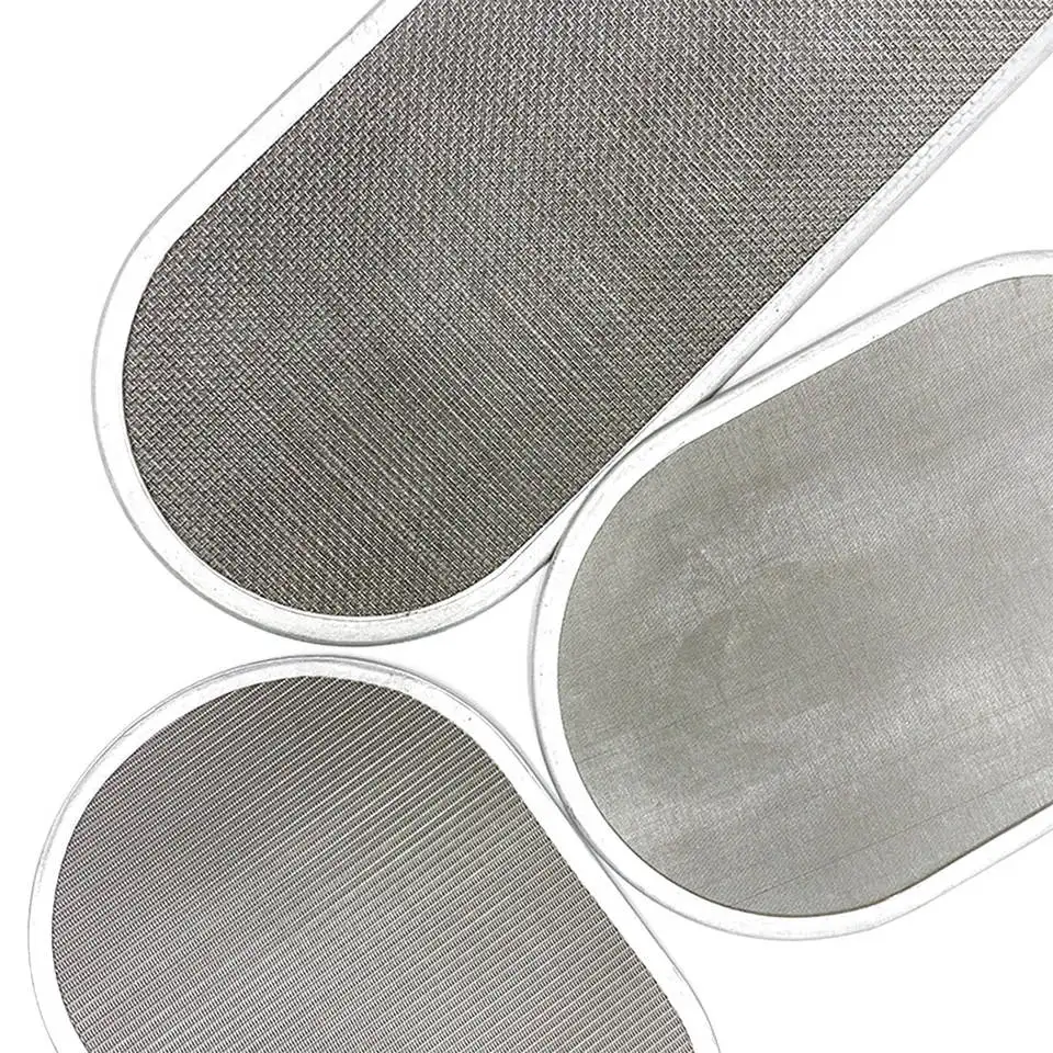 Customized Plain/ Dutch Weave Mesh Spot Welded Packs, Metal Filter Disc, Stainless Steel Extruder Filter Screen