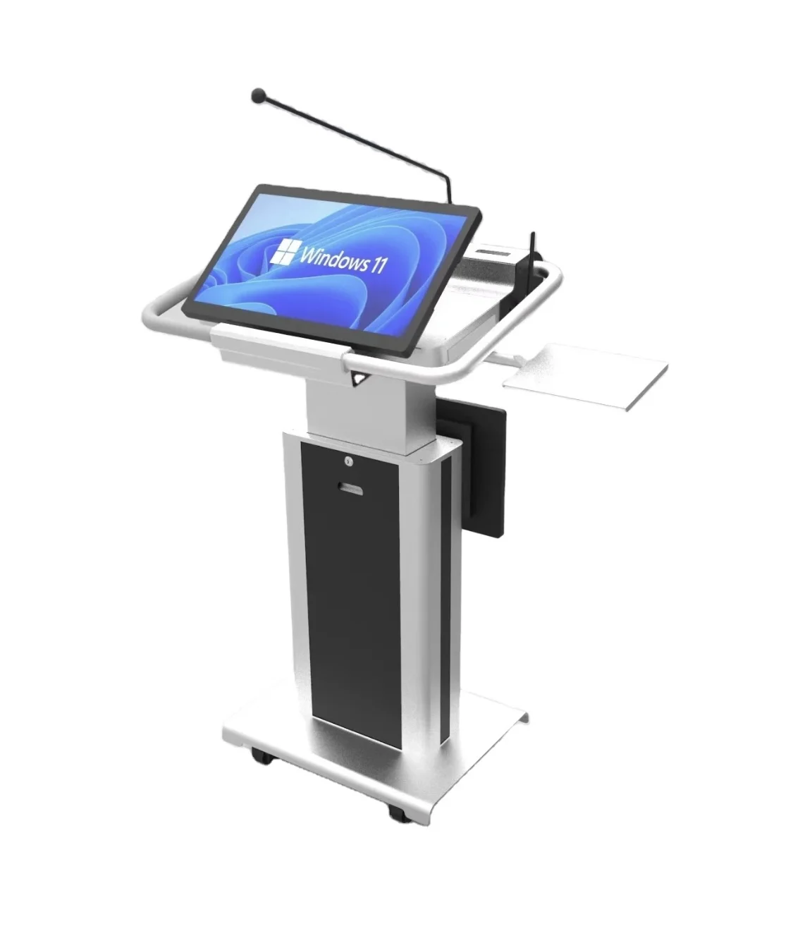 Digital Smart Podium School Audio Visual System Height Adjustable HD screen