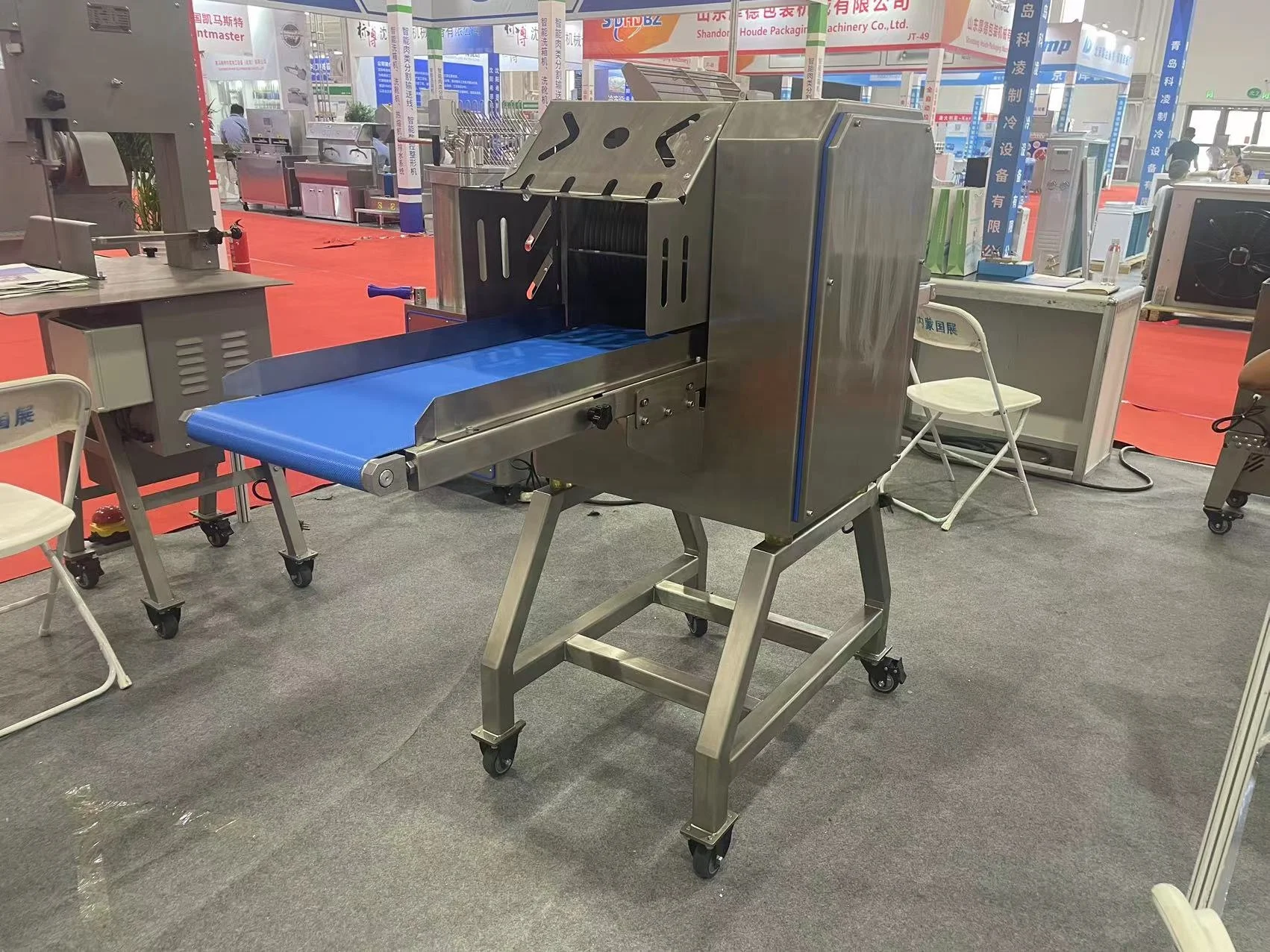 Industrial Customized Fresh Chicken Breast/Beef/Pork/Meat Slice Strip Cube Dicing/Strip Cutting Machine