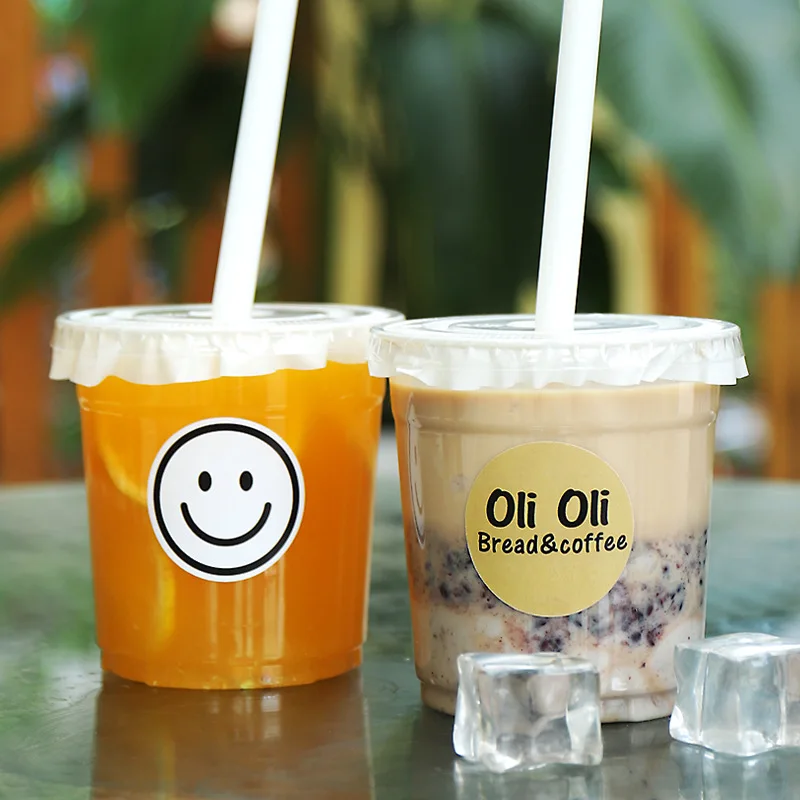 Popular Hot Sell Plastic Drinking Cup Wholesale Bubble Tea Plastic Cup 20oz Plastic Takeout Cup