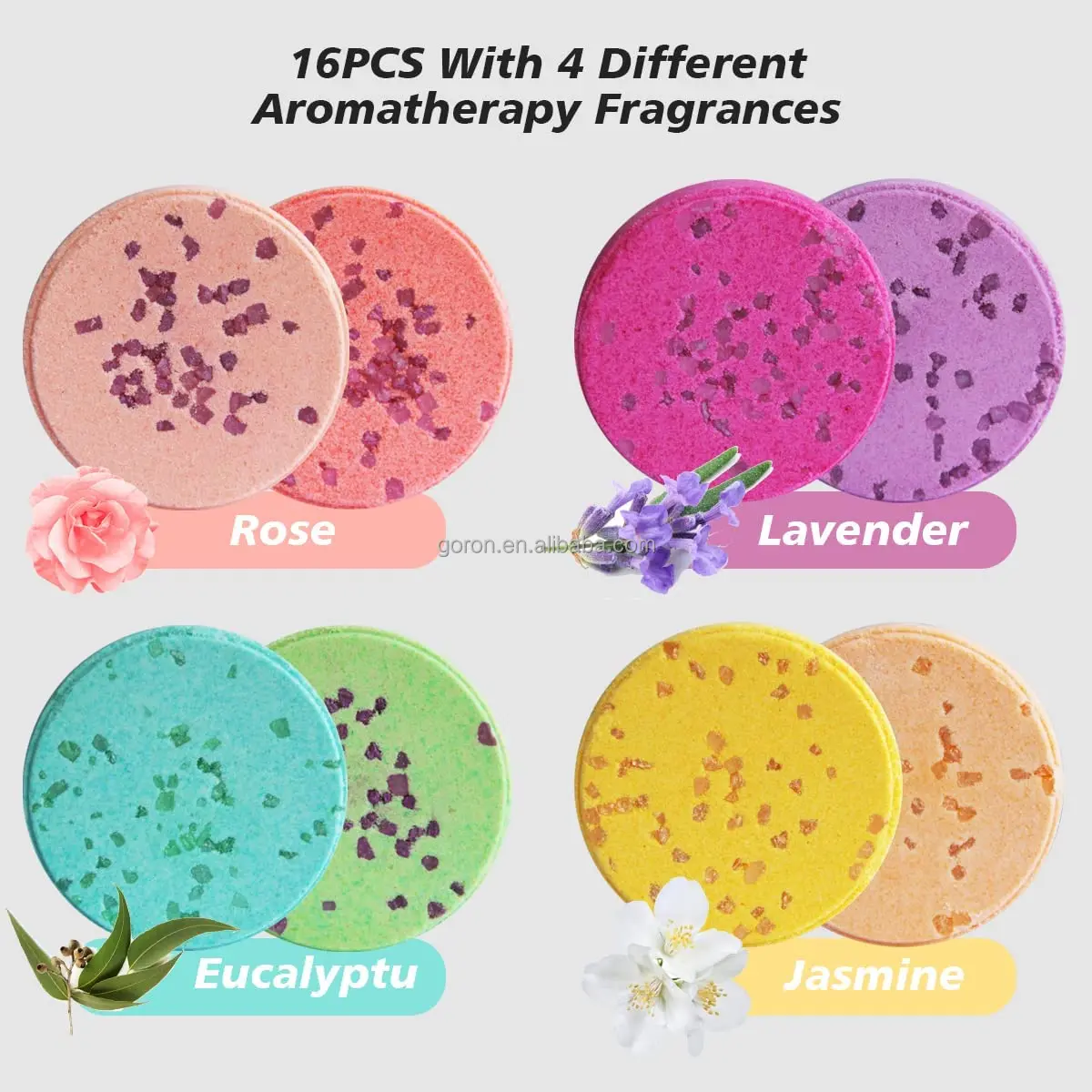 Wholesale custom luxury package natural aromatherapy vapor tablets bath bombs gift set