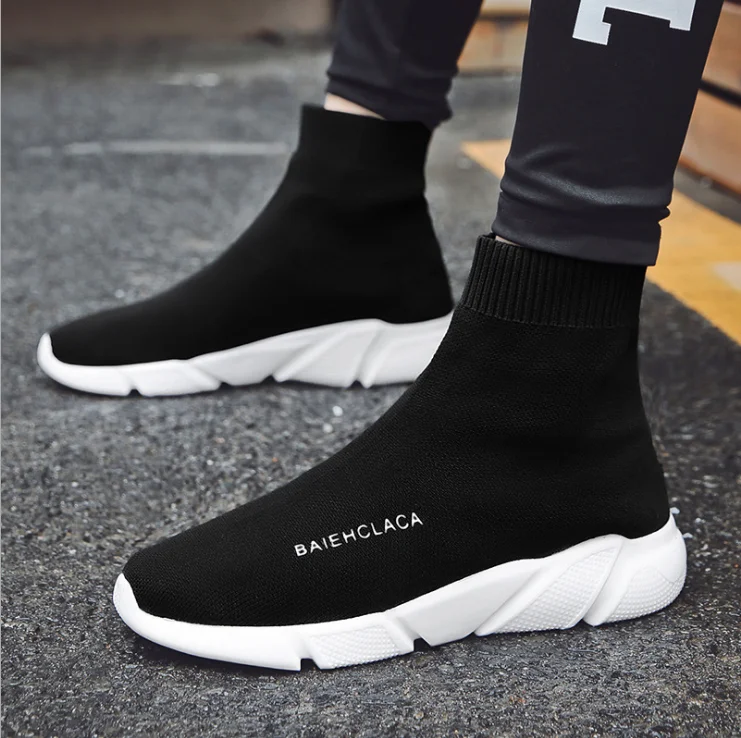 Popular Trendy Stretch Fabric Socks Sneakers Couples Running Sport Shoes Woman Men Mesh Scarpe Sportive Outdoor Jogging Trainers
