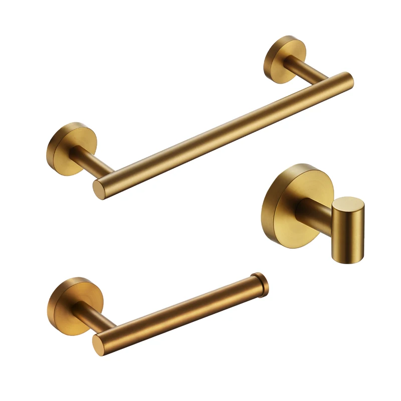 
Towel Rack Silver Toilet Accessory Set OEM ODM Bathroom Accessories Design 