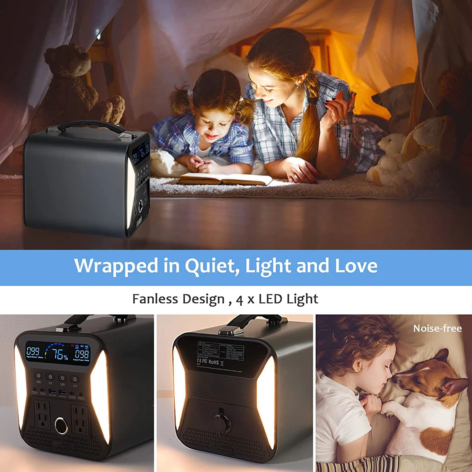 Светодиодный индикатор питания USB AC/DC 12 В/9 В/5V Выходной интерфейс 14 8 V 336000mAh мини-панель солнечных батарей UPS аварийный резервный