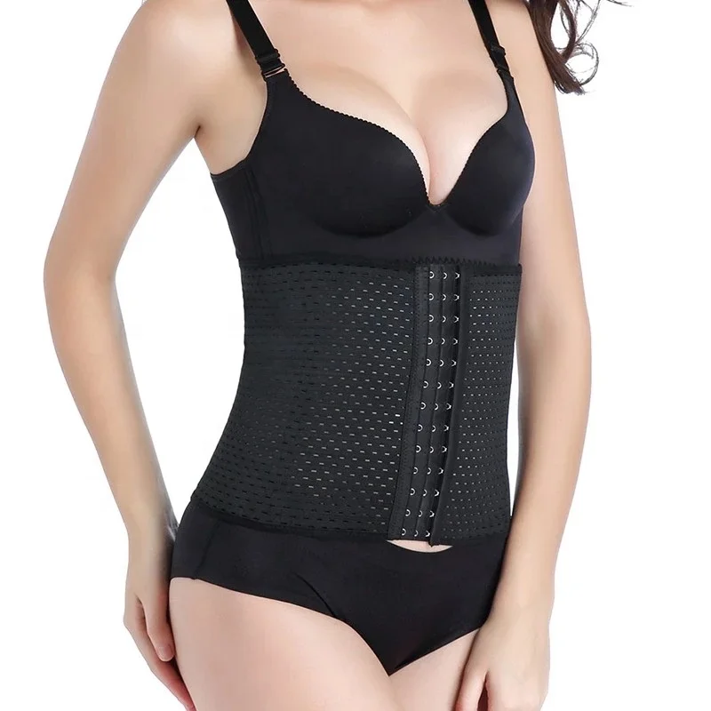 Wholesale Strong 4 Hooks Bones Private Label Women Corset Slimming Belly Strap Waist Shaper Belt