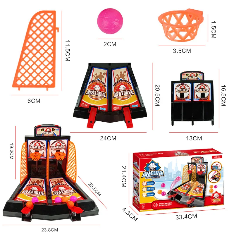 Z1191 New arrival Desktop Fingertip Shooter Basketball Children Puzzle Multiplayer Interactive Board Game Shooting Game Machine