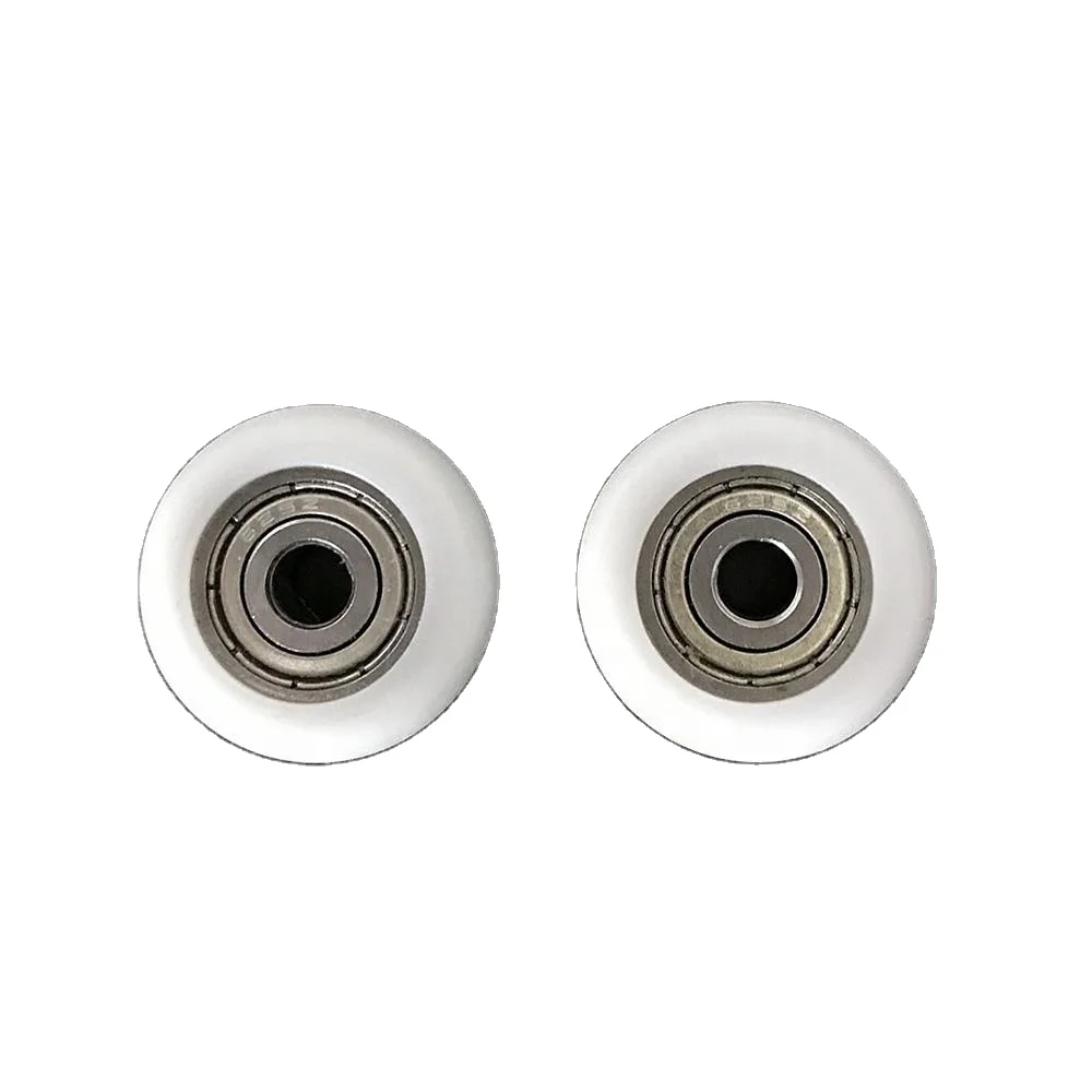 Factory High Precision Bore 6mm 626ZZ Plastic Coated Sliding Door Round Wheel Bearings 6mm 35mm 11mm
