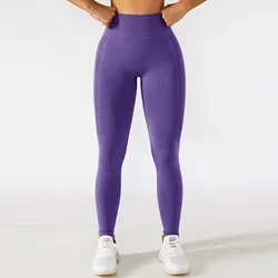 2022 Seamless Yoga Pants High Waist Slim Peach Hip Lift Sports Tights Running Fitness Trousers Women Leggings