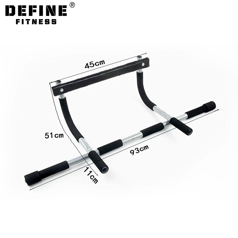 Door horizontal bar door frame free punch pull-up device home men and women indoor fitness training sports equipment