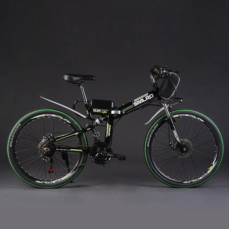 SMLRO MX300 Mountain Bicycle 48V 1000W Folding Electric Bike 20AH Battery 26 Inch City Electric Bicycle Foldable Ebike