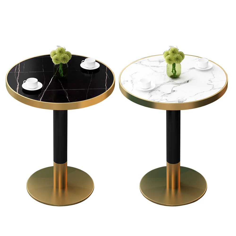 new household marble rectangular dining table Widely Used modern dining table Apartment marble dining table and chair