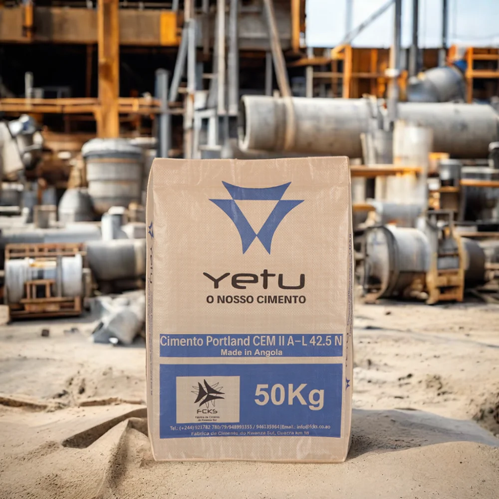 Custom Concrete Cement Valve Woven Polypropylene Cement Bags For Building Materials