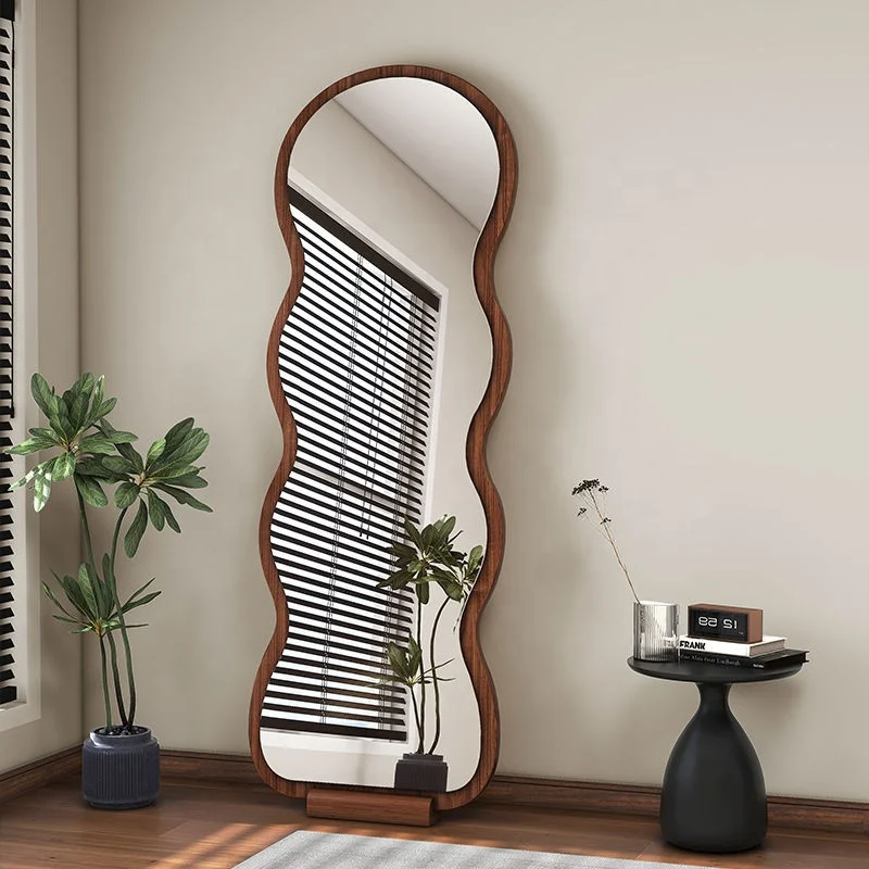 salon large stage curved gold led cabinets stand hanging dressing set lights length arch home irregular modern full body mirror