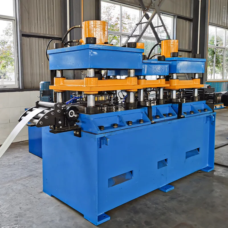 Customized Electrical Cabinet Frame Roll Forming Machine With Welding For Electric Cabinet Rack And Electronic Box Pole