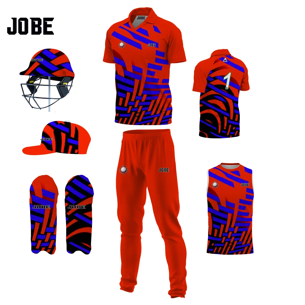 customized embroidery patches team man professional pakistan new pattern cricket jersey china color