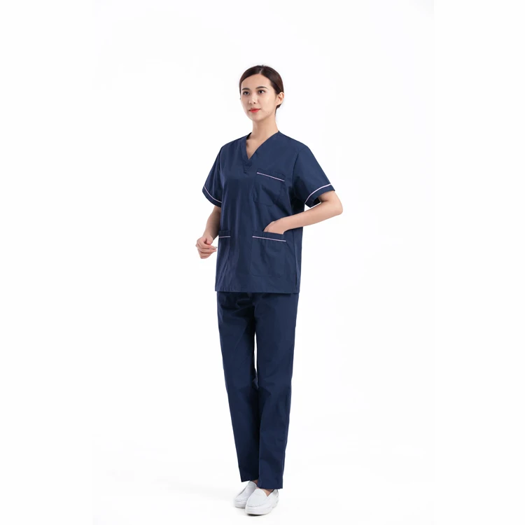 Wholesale scrubs set  custom scrubs suit hospital uniforms medical nurse uniform jogger type nurse scrub sets