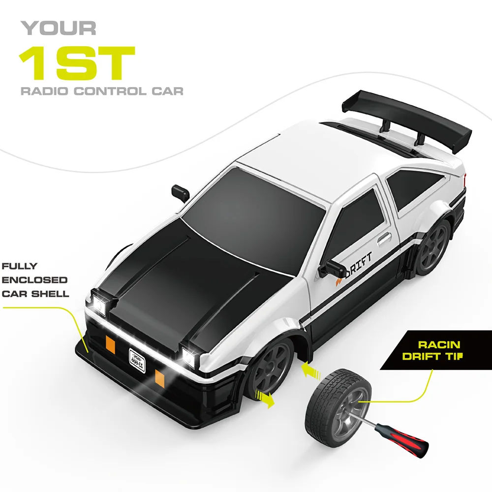 Customized 1/16 AE86 4WD GTR RC Racing Vehicle Toys Drift Cars Gifts For Adults&Kids