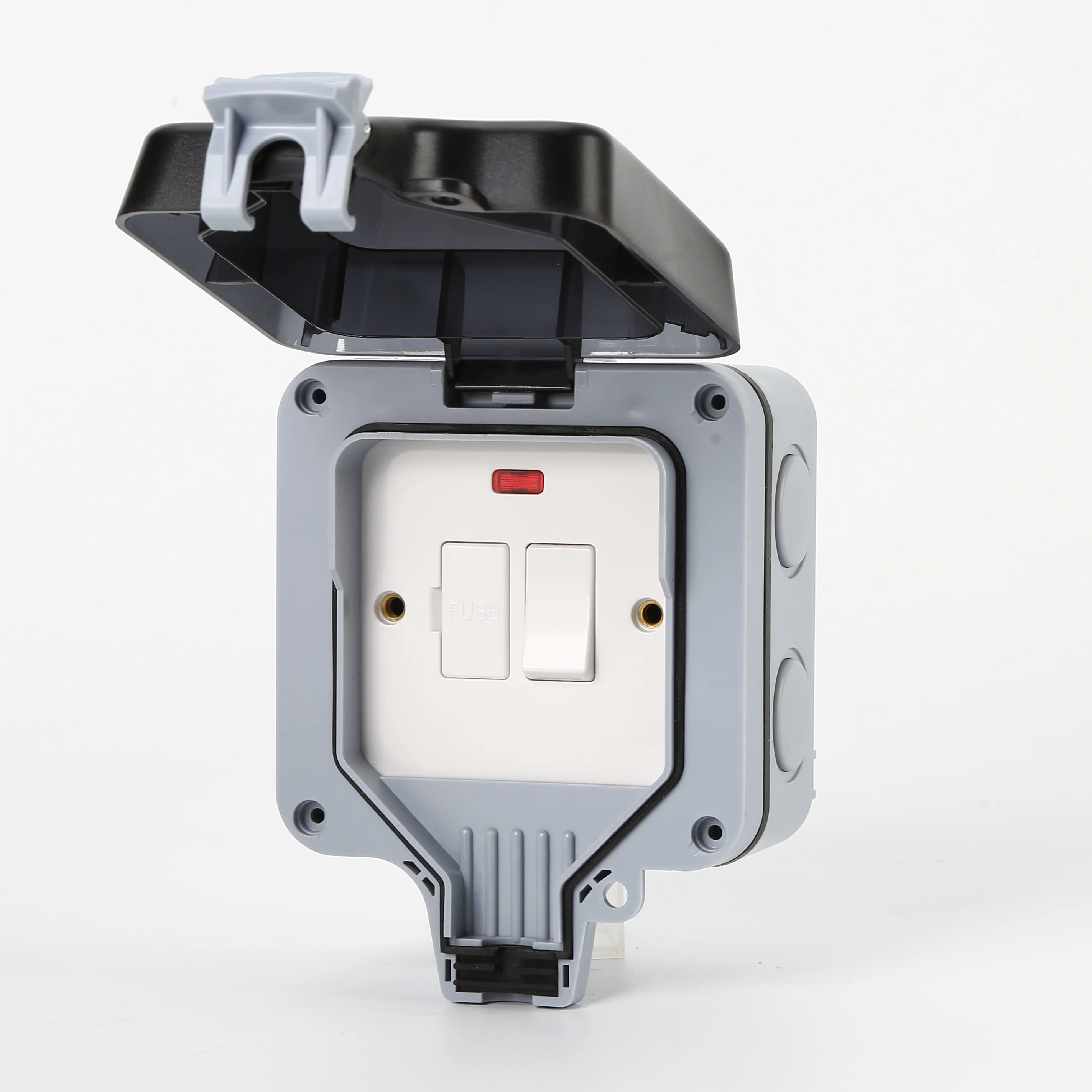 IP66 waterproof FUSE electric switch outdoor enclosure PC material easy installation and high quality from the specific factory