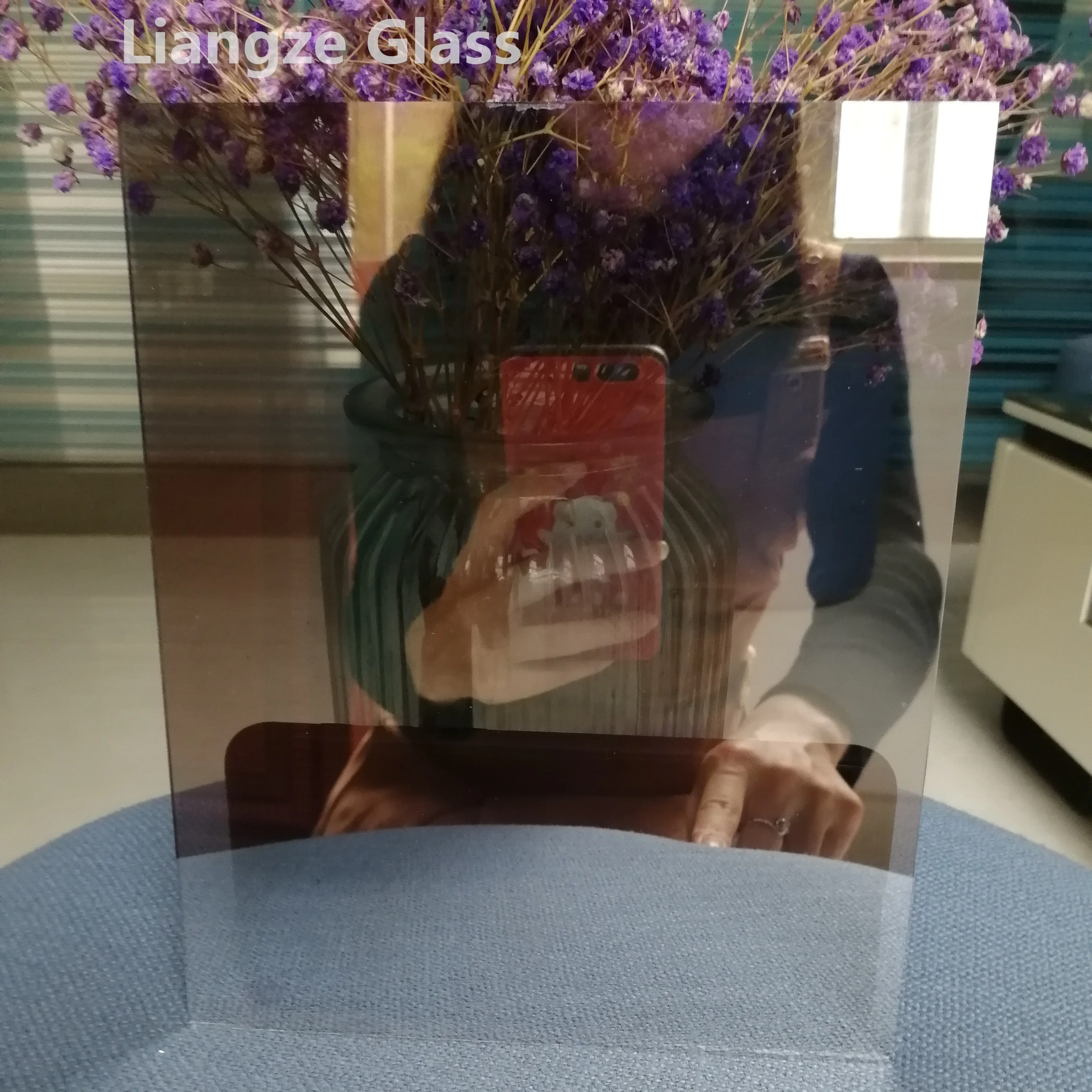 Custom  Nonconductive Smart mirror Touchscreen sheet glass for LCD LED Display