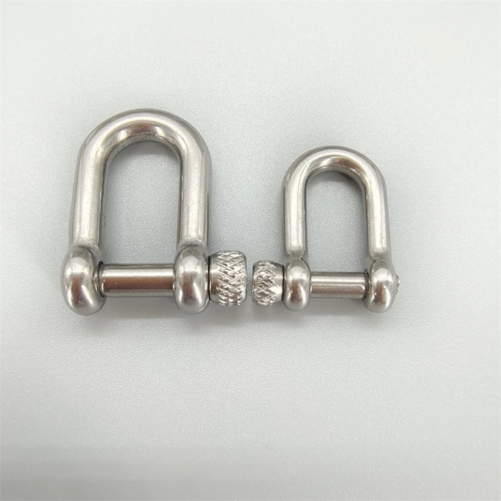 New Cheap price high quality U-shape D-shape buckle stainless steel vachette clasp strong connection buckle