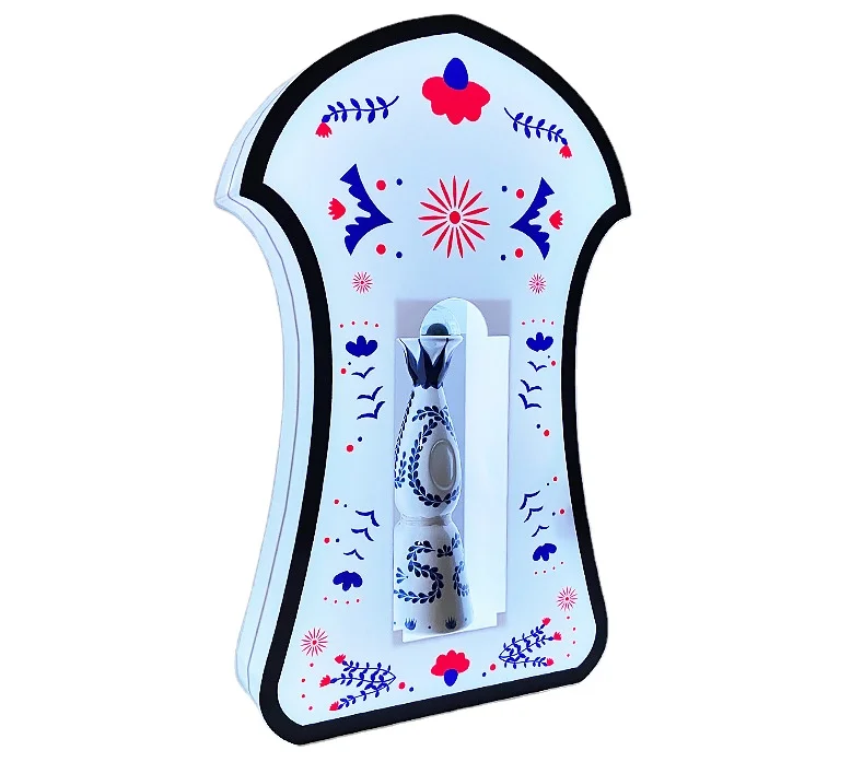 Barware led glow acrylic vodka bottle glorifiers bottle presenter display for whiskey wine agave tequila rum champagne XO VSOP