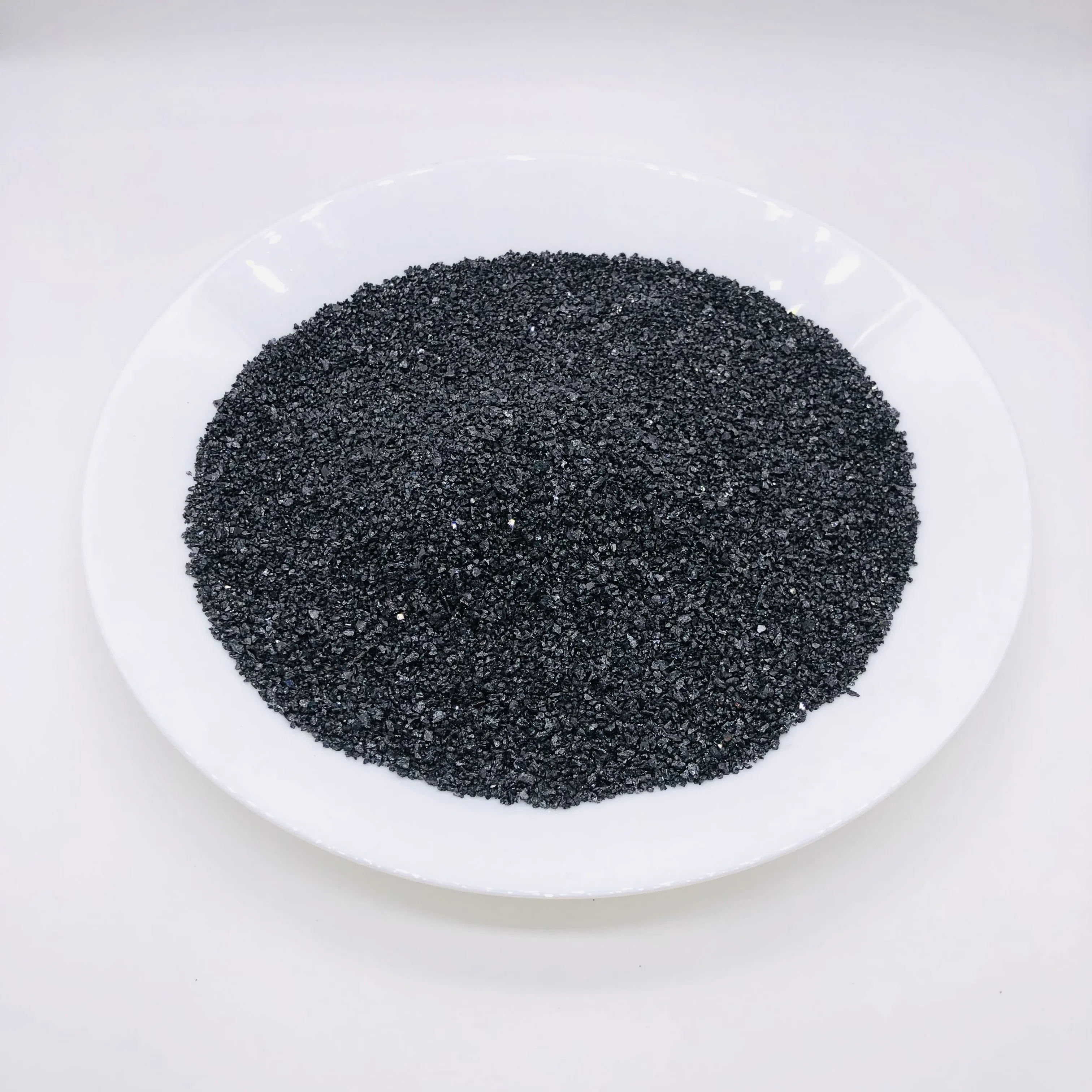 Shanghai High Quality Crystal Black Silicon Carbide Abrasive Sand