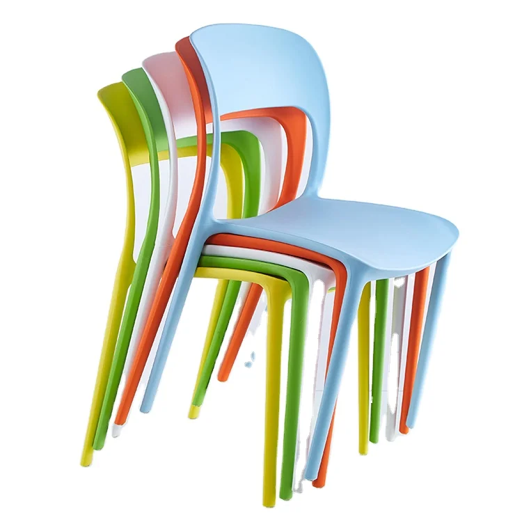 many color outdoor garden chair polypropylene colorful stackable plastic chair