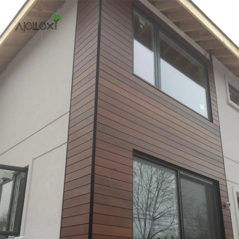 Thermal Insulation Waterproof Coextruded Panel Wall Panel Wood Veneer Wall Panel Exterior Wall Covering Cladding