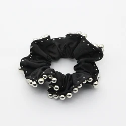 Прямая поставка с фабрики, модные высококачественные резинки для волос, Однотонные резинки для девочек