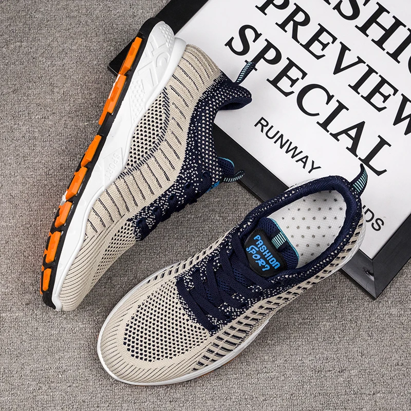 Высокое качество Прямая продажа с фабрики мягкая износостойкая ударопрочная подошва дышащая мужская спортивная обувь