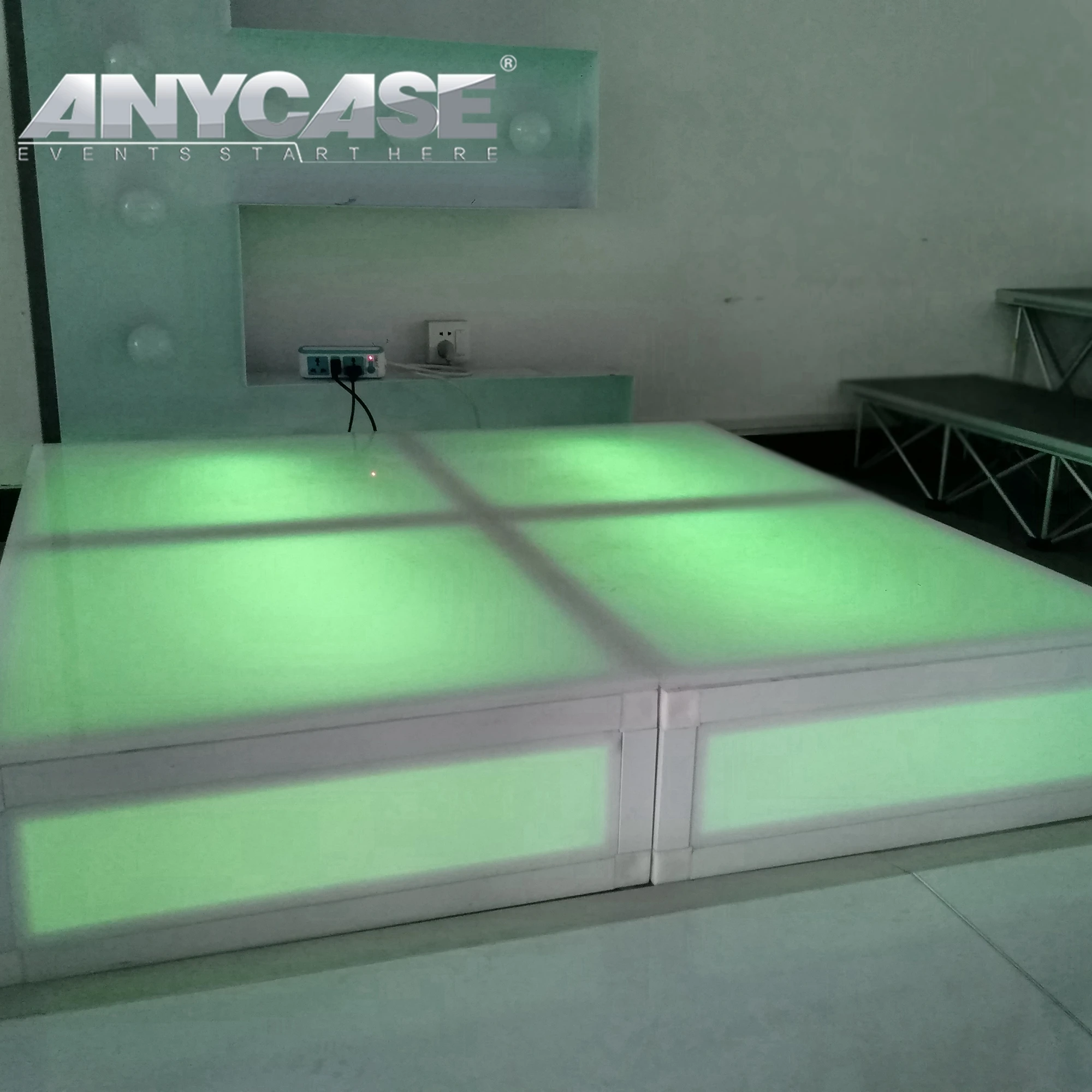 2025 Best Selling  Movable used led dance floor for sale interactive led dance floor Acrylic ProX LED Stage for Event