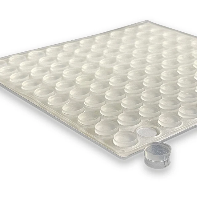 Professional Manufacturer Adhesive Transparent Clear Silicone Rubber Foot Pads Furniture adhesive Bumper Pad for cabinet