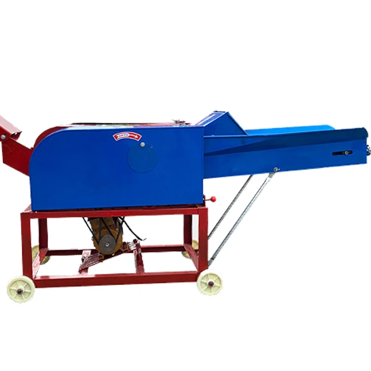 0.6-6 t/h straw crusher poultry animal feed making grass shredder silage chopper  fodder forage chaff cutter machine