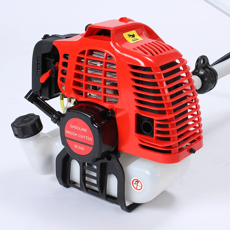 Backpack Brush Cutter 2-Stroke Metal Grass Cutting 52cc Gasoline Brush Cutter for Garden Trimmer