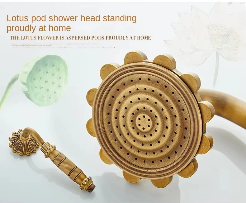 High Quality Faucets Rain Tap Set Luxury Solid Copper Hand Washroom Toilet Bath Bathroom Shower Sets With Head Shower