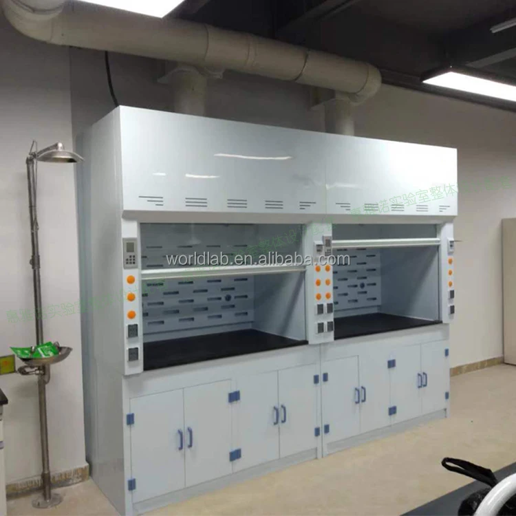Manufacturer wholesales special exhaust hood for ventilation system Laboratory PP Fume hood PP fume hood
