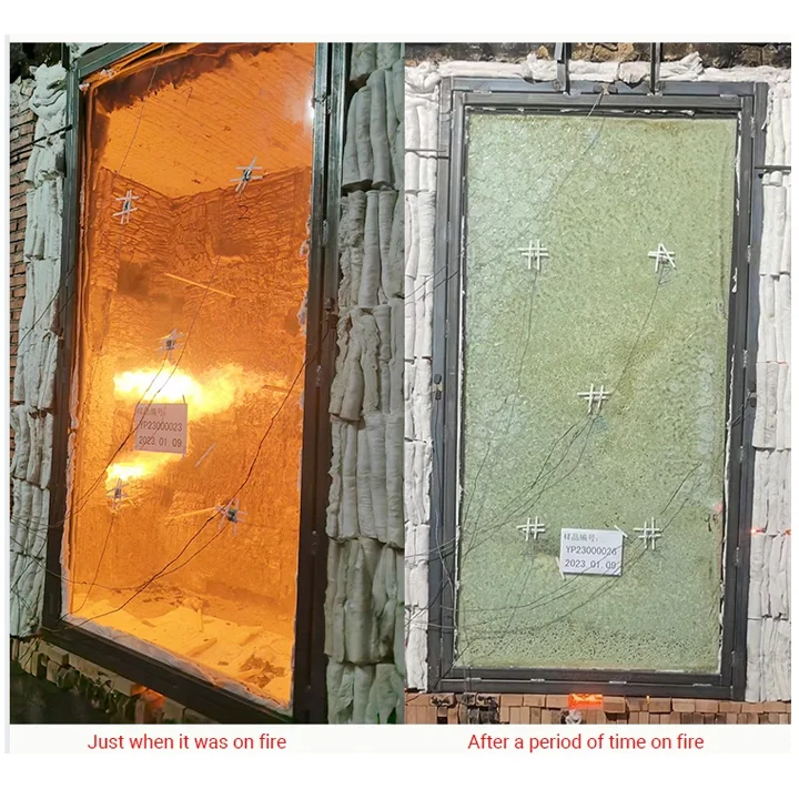 Best quality fireproof glass various sizes fire resistant glass for construction