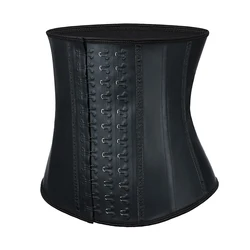 HEXIN 100% Rubber Latex Waist Trainer Big Hooks Steel Boned Waist Trainer Corset Underbust Fajas Shapewear