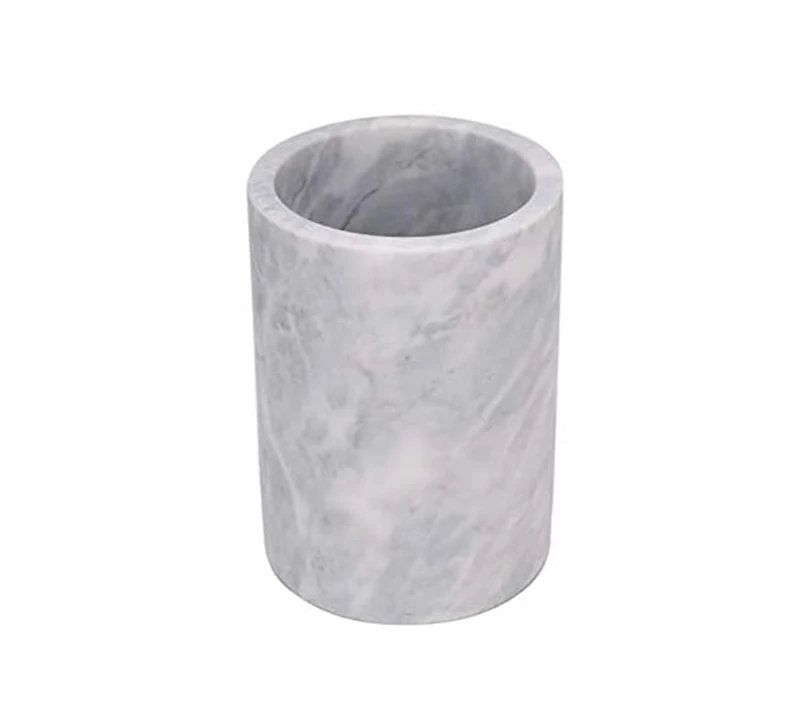 Marble Stone Wine and Champagne Bottle Chiller Cooler Elegant Kitchen Utensil Holder for Kitchen Counter Marble Bucket