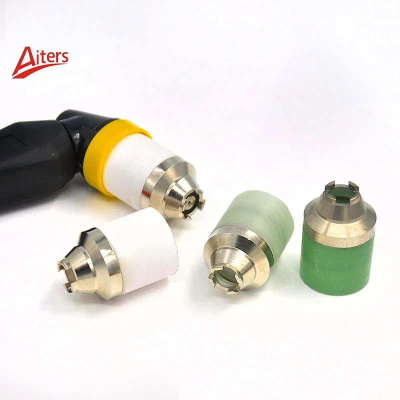 P80 Guide Wheel Protection Cover Fiberglass Shield Cup Ceramic Cap Brass Contact-type Shield P80 Plasma Cutting Torch Parts