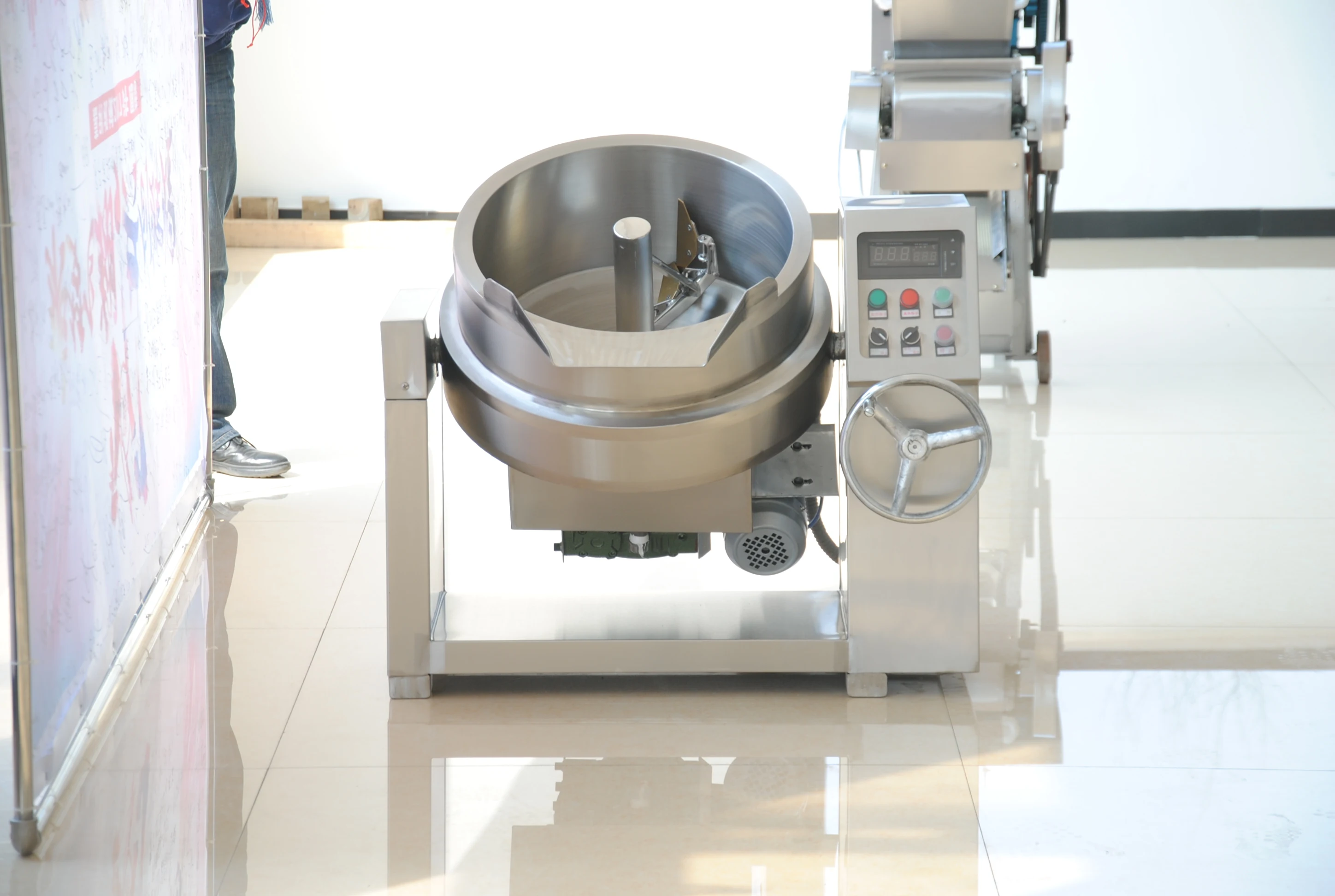 380v Industrial cauldron for cooking jam food stuffing